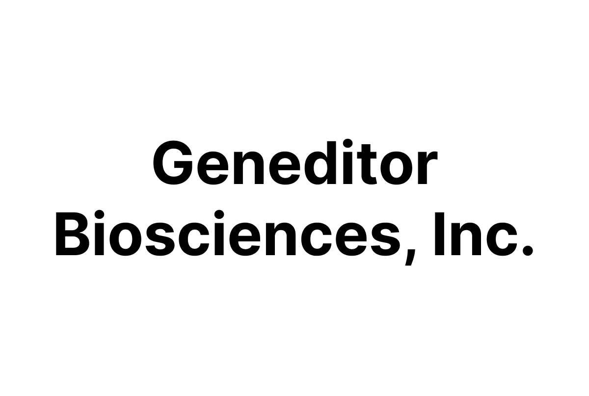 Geneditor Biosciences Inc Logo
