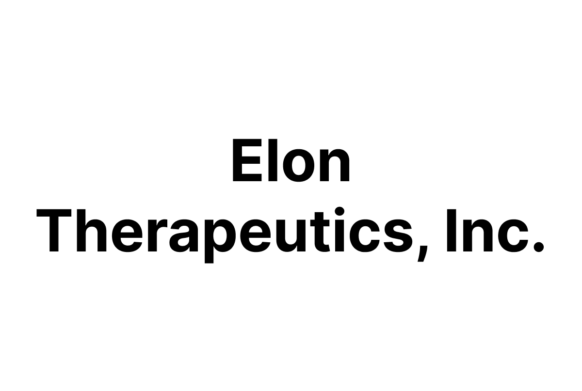Elon Therapeutics Inc Logo