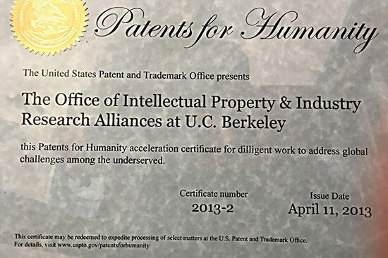 patents-for-humanity-certificate-2013.